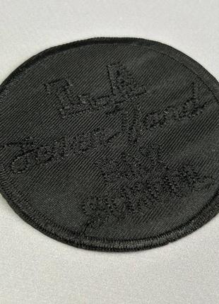 Термо нашивка, заплатка 8,5 см l.a - черный