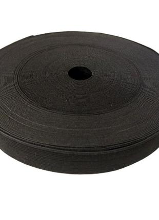 Широка білизняна резинка для одягу sindtex чорний 3,5 см х 22,5 м