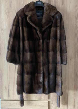 Шуба норковая из аукционного меха «kopenhagen fur»