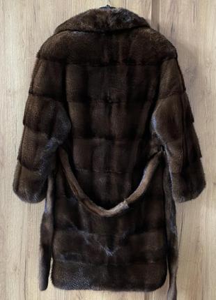 Шуба норковая из аукционного меха «kopenhagen fur»2 фото