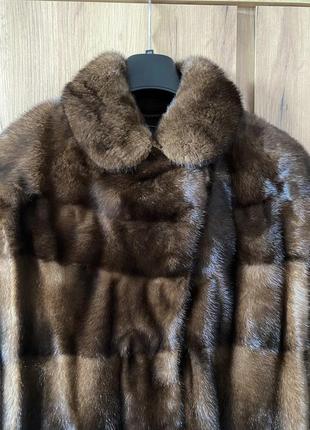 Шуба норковая из аукционного меха «kopenhagen fur»4 фото