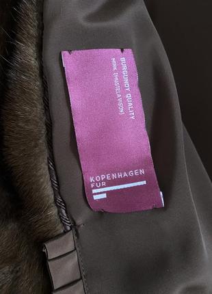 Шуба норковая из аукционного меха «kopenhagen fur»5 фото