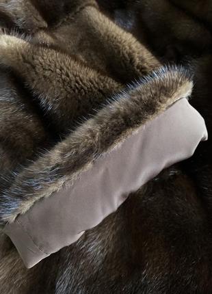 Шуба норковая из аукционного меха «kopenhagen fur»8 фото