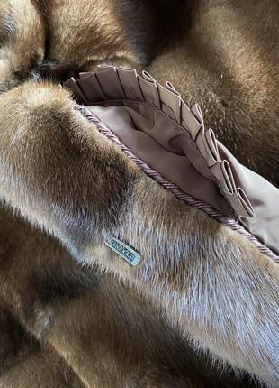 Шуба норковая из аукционного меха «kopenhagen fur»10 фото