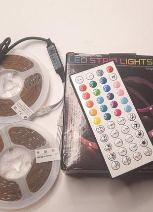 Светодиодное лента с пультом rgb bluetooth usb 30м bj-5vrgb5-30