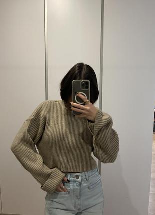 Кроп-светр zara