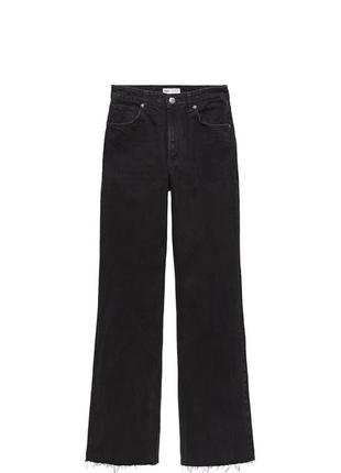 Zara wide leg голубые 38