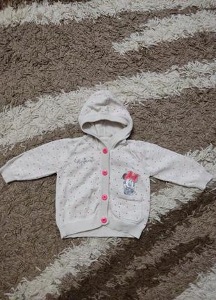 Кофта на девочку 3-6месяц