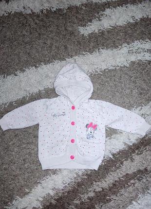 Кофта на девочку 3-6месяц 2