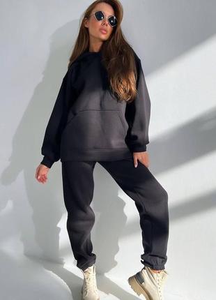 Теплий спортивний костюм на флісі 42 ,44, 46, 48, 50, 52, 54