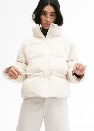 Пухова куртка h&m premium selection 1262493001