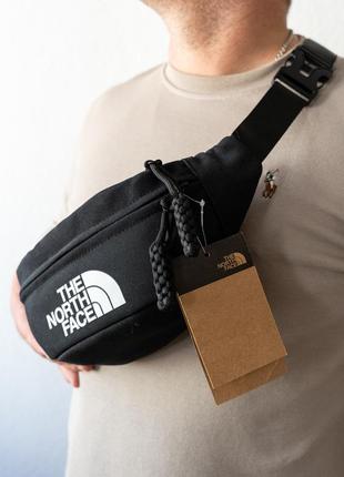 Бананка the north face/бананка через плече/нагрудна сумка/ поясна нагрудна сумка через плече/слінг