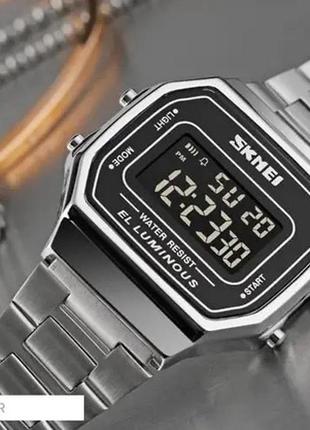 Часы наручные мужские skmei 1647si, часы противоударные