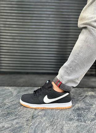 Чоловічі кросівки nike sb dunk black gum
