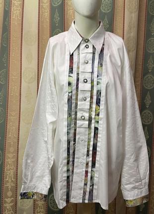 Винтажная австрийская рубашка. в этностиле, унисекс