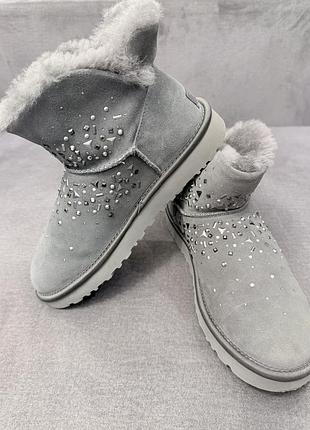 Ugg classic galaxy bling genuine shearling lined mini boot