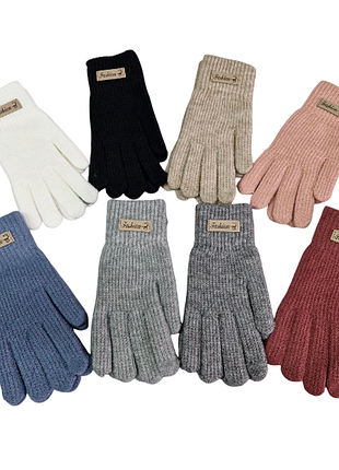 Вязаные сенсорные перчатки перчатки пальчата женские