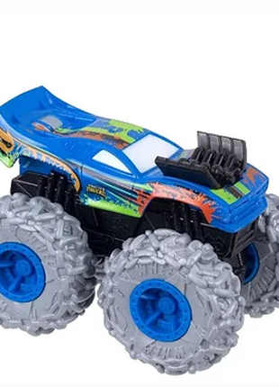 Hot wheels внедорожник джип инерционная gvk41 1:43 scale monster trucks twisted tredz 5 alarm