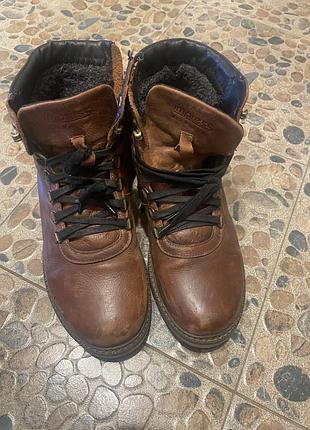 Кожаные ботинки зимние #зимние сапоги impress