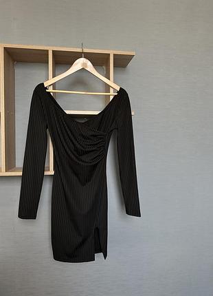 Чорна сукня shein