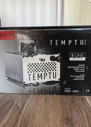 Аерограф з компресором професійний фірми temtu pro (повний комплект)