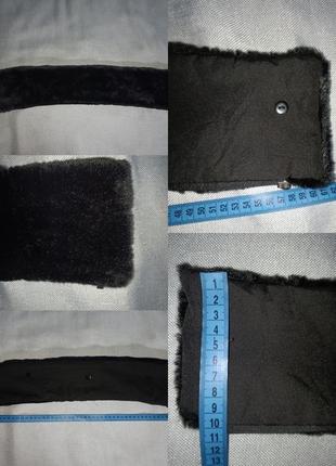 Воротник под мутон на молнии