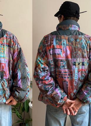 Куртка psychedelic vintage sun set