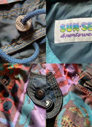 Куртка psychedelic vintage sun set