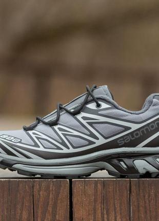 Кросівки чоловічі salomon xt-6 gore-tex темно сірі