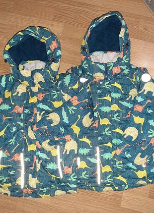 Зимние теплые термо куртки 110-116 и 116-122 lassye