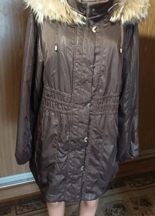 Классная куртка на синтепоне, большой размер