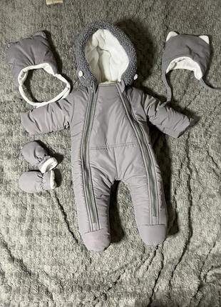 Детский зимний комбинезон 62 размер