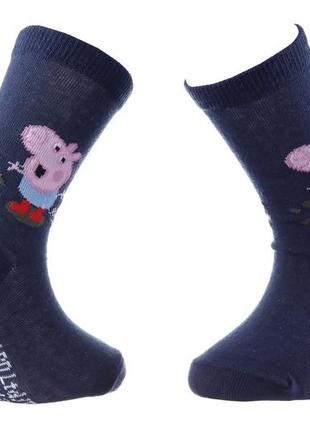 Шкарпетки peppa pig george et flaque d'eau синій діт 19-22 арт 43849551-5