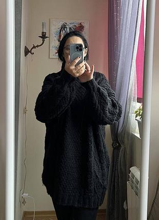 Свитер толстой вязки