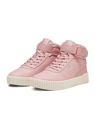 Утепленные хайтопы, высокие кроссовки puma carina, 100% оригинал