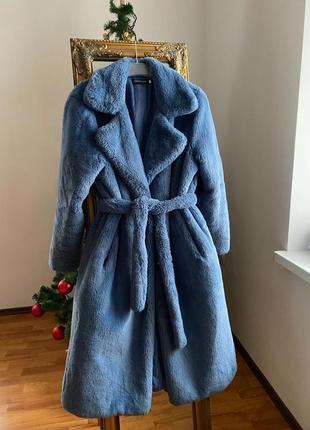 Стильная длинная шуба тедди max mara ❤️‍🔥
