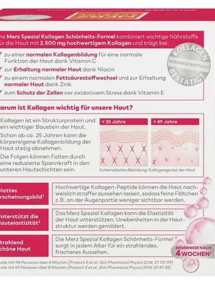 Біологічно активна добавка merz spezial kollagen schönheits-formel, 14 шт.