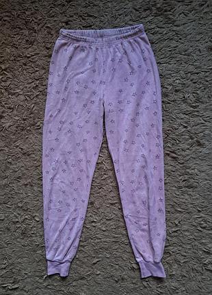 Велюровая пижамная штанина подростка, рост 152