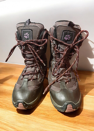 Зимние, детвора, удобные, ботинки/полусапоги,унисекс,бренд jack wolfskin,нимещенка,р.34