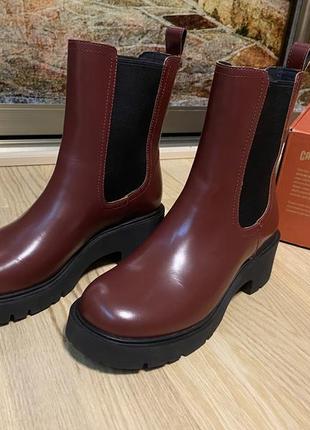 Новые camper (оригинал) кожаные ботинки сапоги женские