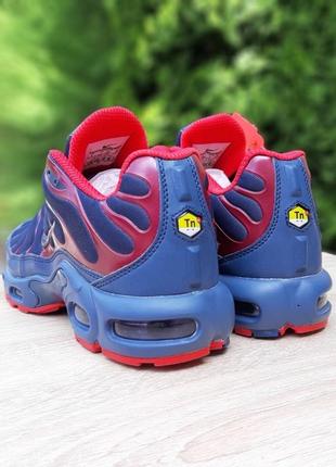 Nike tn plus (blue & red)3 фото