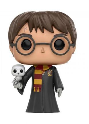 Уцінка! прим'ята коробка! колекційна фігурка funko pop harry potter with hedwig гаррі поттер з совою №31