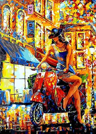 Алмазна вишивка. картина на підрамнику "яскрава" , розмір 40х50см