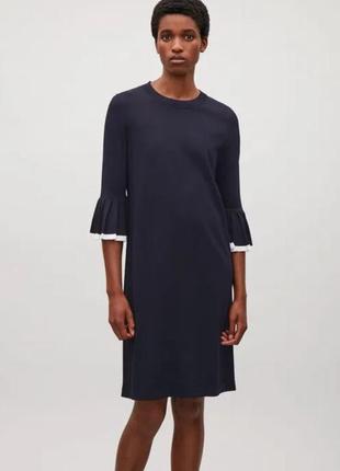Стильное черное платье/платье cos. швеция.