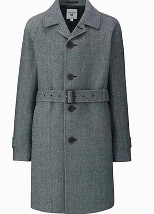 Пальто Printerson uniqlo колаборація натуральна вовна