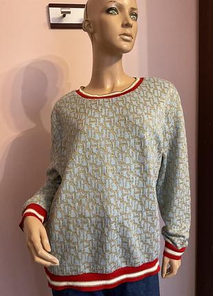 Интересный свитшот с люрексом / m / brend h&amp; m