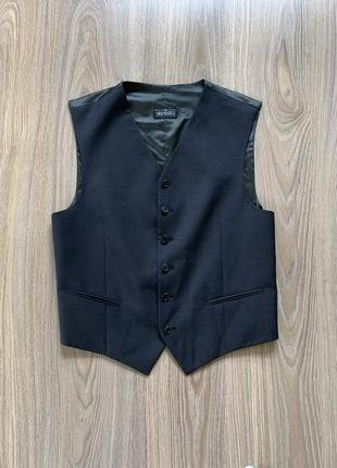 Жіноча оригінальна італійська безрукавка жакет жилет carlo pignatelli classico