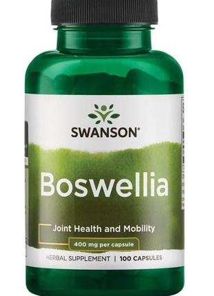 Босвеллія для суглобів від swanson (boswellia), 400 мг, 100 капсул