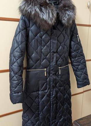 Продам стеганое пальто-пуховик
