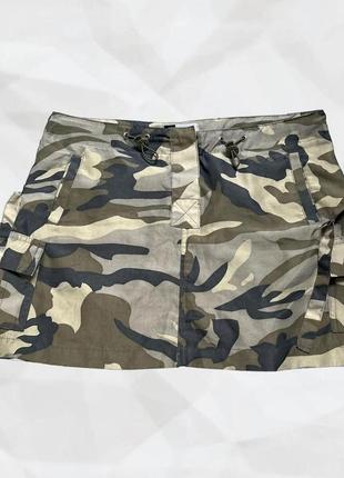 Женская юбка зеленого цвета и хаки active